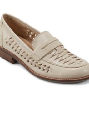 Earth Ella Woven Slip On Penny Loafers